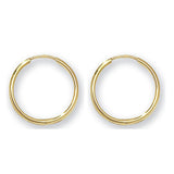 9CT GOLD 1MM SLEEPERS