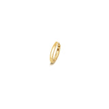 9CT GOLD SOLID HINGED SINGLE CARTILAGE HOOP