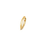 9CT GOLD SOLID HINGED SINGLE CARTILAGE HOOP