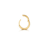 9CT GOLD SOLID HINGED SINGLE CARTILAGE HOOP