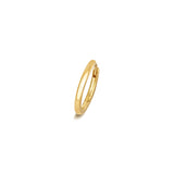 9CT GOLD SOLID HINGED SINGLE CARTILAGE HOOP