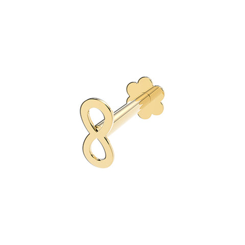 9CT GOLD INFINITY LABRET