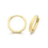9CT GOLD 1.7MM HINGED HUGGIE HOOP EARRINGS