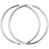 SILVER 3MM WIDE SLEEPERS