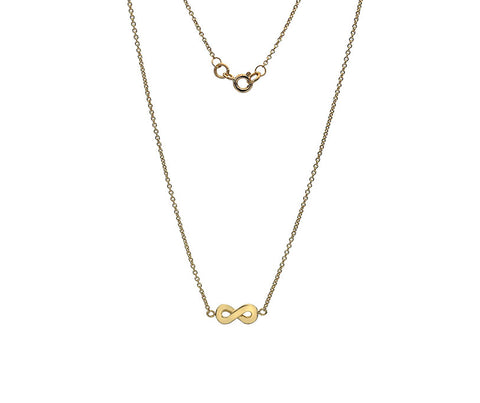 9CT GOLD INFINITY NECKLACE