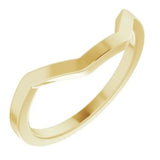 14CT GOLD GEOMETRIC SHAPED WEDDING BAND