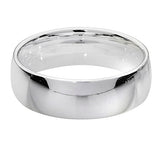 SILVER TRADITIONAL COURT WEDDING BAND