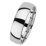 SILVER TRADITIONAL COURT WEDDING BAND