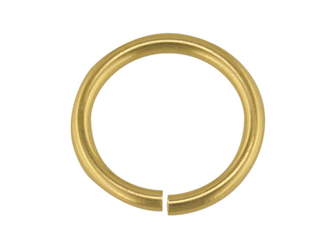 9CT GOLD 7MM JUMP RING HEAVY