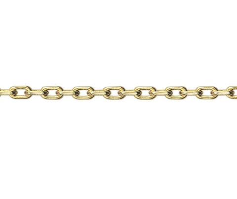 9CT GOLD FILED OVAL BELCHER CHAIN