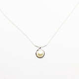 SILVER CULTURED FRESHWATER PEARL AND CUBIC ZIRCONIA PENDANT