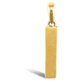 9CT GOLD SIMPLE INITIAL PENDANT