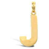 9CT GOLD SIMPLE INITIAL PENDANT