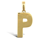 9CT GOLD SIMPLE INITIAL PENDANT