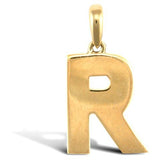 9CT GOLD SIMPLE INITIAL PENDANT