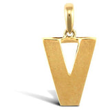 9CT GOLD SIMPLE INITIAL PENDANT