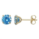 9CT GOLD BIRTHSTONE STUDS