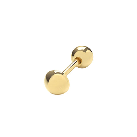 9CT GOLD DOME CARTILAGE STUD
