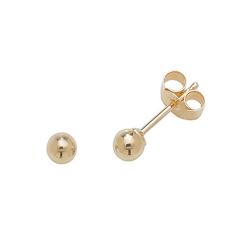 9CT GOLD BALL STUDS