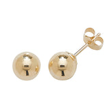 9CT GOLD BALL STUDS