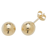 9CT GOLD BALL STUDS