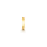 9CT GOLD SINGLE SOLID SQUARE TUBE CARTILAGE HOOP