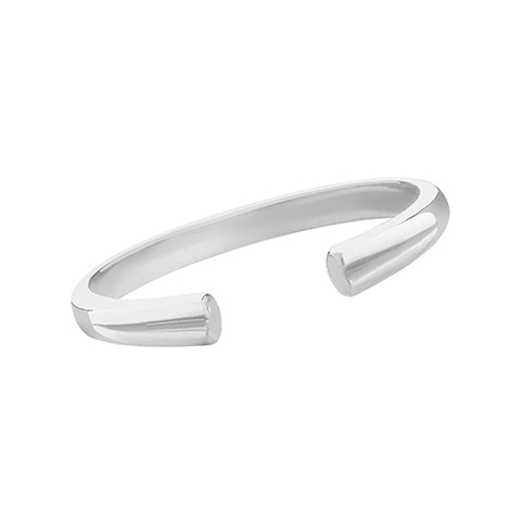 SILVER OPEN STACKER RING