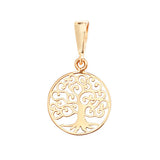 9CT GOLD CUT-OUT TREE OF LIFE PENDANT
