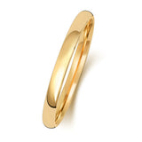 18CT GOLD SLIGHT COURT WEDDING BAND