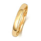 18CT GOLD SLIGHT COURT WEDDING BAND