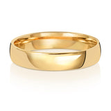 18CT GOLD SLIGHT COURT WEDDING BAND