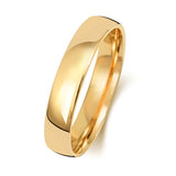 18CT GOLD SLIGHT COURT WEDDING BAND