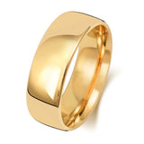 18CT GOLD SLIGHT COURT WEDDING BAND