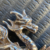 VINTAGE SILVER CHINESE DRAGON BROOCH