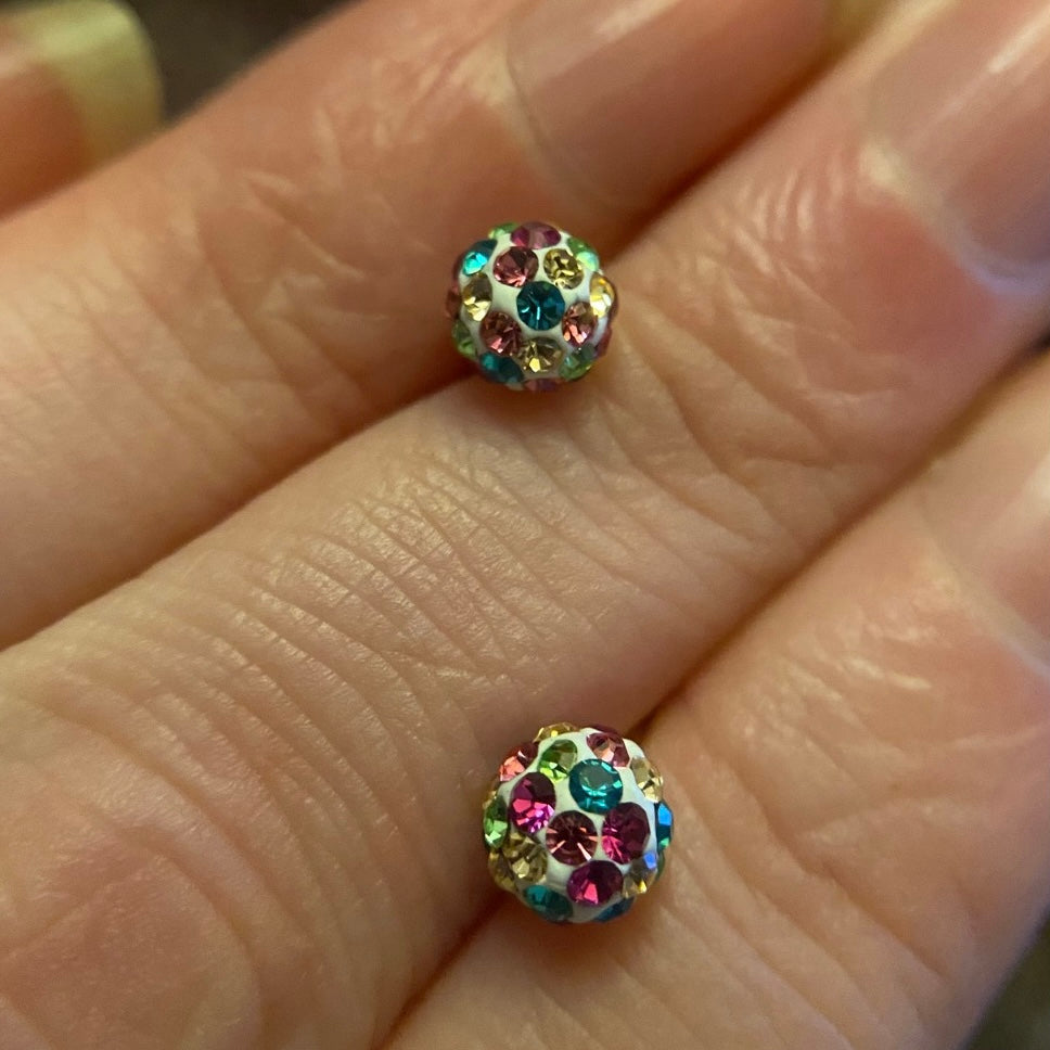 Hello Kitty Rainbow Crystal Stud Earrings  Target