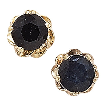 9CT GOLD GEMSTONE STUD EARRINGS