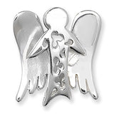 SILVER CUT-OUT ANGEL PENDANT - LAST TWO