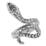 SILVER SNAKE RING