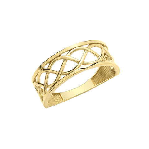 9CT GOLD CELTIC KNOTWORK RING
